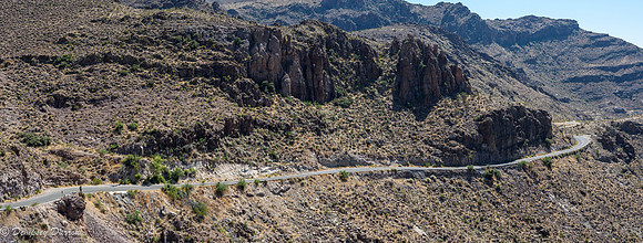 Oatman Highway (Route 66) near Sitgreaves Pass.