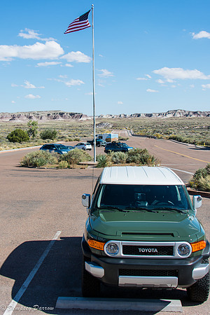 Traffic through the park on the Saturday when we visited was fairly light.