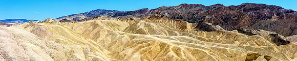 Badland formations at Zabriskie Point