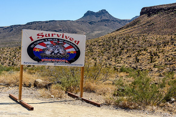 The approach (or departure) to/from Sitgreaves Pass.