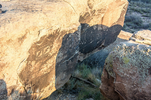 The Petroglyphs near Puerco Pueblo.